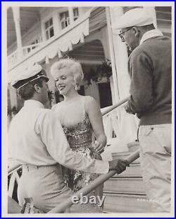 Marilyn Monroe + Tony Curtis (1960s)? Collectable Memorabilia Rare Photo K 396