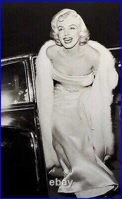 Marilyn Monroe at 1954 Movie Premier -Silver Gelatin Photograph by Murray Garret