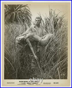 Marion Michael 1958 Liane Jungle Goddess 8x10 Original Pulp Photo Hardy Kruger