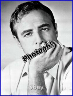 Marlon Brando Handsome Star Up Close Celebrity REPRINT RP #7355