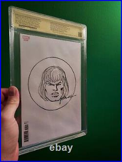 MarvelComics # 1,000 Sketch by Ron Wilson CBCS Witnessed ART 2022 MOTU 1/2