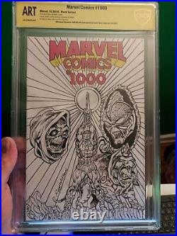 MarvelComics # 1,000 Sketch by Ron Wilson CBCS Witnessed ART 2022 MOTU 1/2