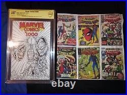 MarvelComics # 1,000 Sketch by Ron Wilson CBCS Witnessed ART 2022 MOTU 1/2