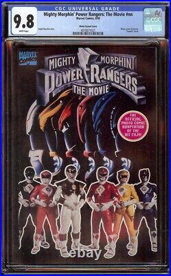 Mighty Morphin Power Rangers Movie # 1 CGC 9.8 White (Marvel 1995) Photo variant