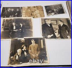 Movie Stills Lot, Franklyn Hanna, Hazel Dawn, Herbert Rawlinson + Reciept