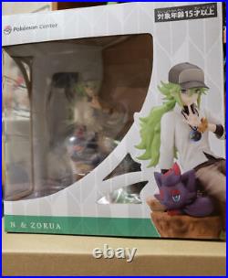 N & Zorua Pokemon Black and White 1/8 Painted Figure Pokemon Center Limited