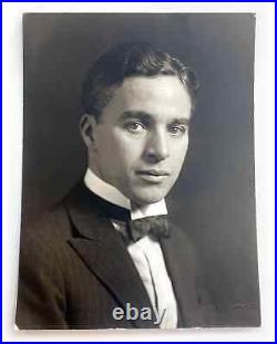 Original Type 1 Charlie (Charles) Chaplin 10x13 Pach Brothers Silver Gelatin