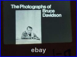 Photographer Bruce Davidson (Images Of Man) 35mm Slides With Teaching Kit 1972