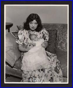 Rare Original Deco It Girl Clara Bow Infant Son Rex Bell Max Munn Autrey Photo