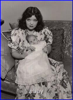 Rare Original Deco It Girl Clara Bow Infant Son Rex Bell Max Munn Autrey Photo