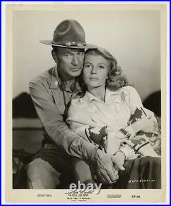 Rita Hayworth, Gary Cooper 1959 Romantic Portrait 8x10 Original Photo J10688