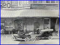 Scarce 1914 Photo Bartow Opera House THE LURE Silent Film Fresno, Ca