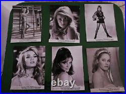 Set of 6 original photos of the film Casino Royale 007 1967 James Bond