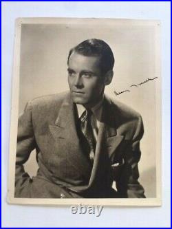 Signed Publicity Photograph Of Actor Henry Fonda