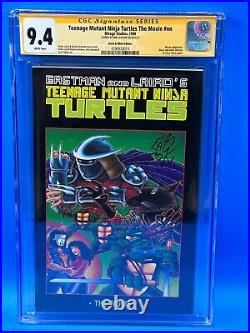 Teenage Mutant Ninja Turtles Movie #1 Mirage Studios CGC 9.4 Sig by Lawson