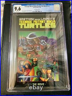 Teenage Mutant Ninja Turtles The Movie NN #1 CGC 9.6 NM+ TMNT BLACK&WHITE PAGES