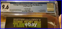 Teenage Mutant Ninja Turtles The Movie #nn CGC 9.6 rare Mini black and white ed