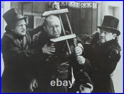 Three Stooges Movie Still, B&w. 8x10 Frame. Black And White Silver Print