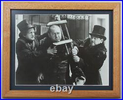 Three Stooges Movie Still, B&w. 8x10 Frame. Black And White Silver Print