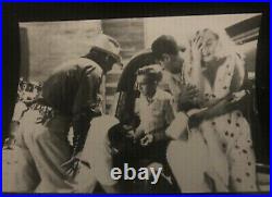 Vintage Movie Photo Misfits Marilyn Monroe & Clark Gable On The Set Classic