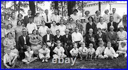 Vintage Photo Film Negative Lot Family Reunions Up to 1930's Large Format Negs