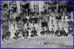 Vintage Photo Film Negative Lot Family Reunions Up to 1930's Large Format Negs