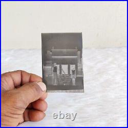 Vintage Random Safety Film Camera Negatives Old B/W Photographs 9Pcs PR356