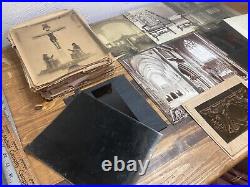 Vtg 1920 FILM Photo B+W Negative Lot ART DECO Architecture & Furniture? Salesman