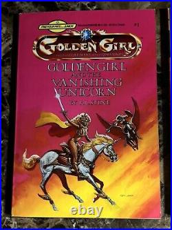 Vtg Golden Girl Guardians of the Gemstones 1 2 3 Vanishing Unicorn R. L. Stine