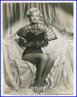 Zsa Zsa Gabor 1950 Original MGM Pinup Photo Film Noir Vixen Portrait J6718